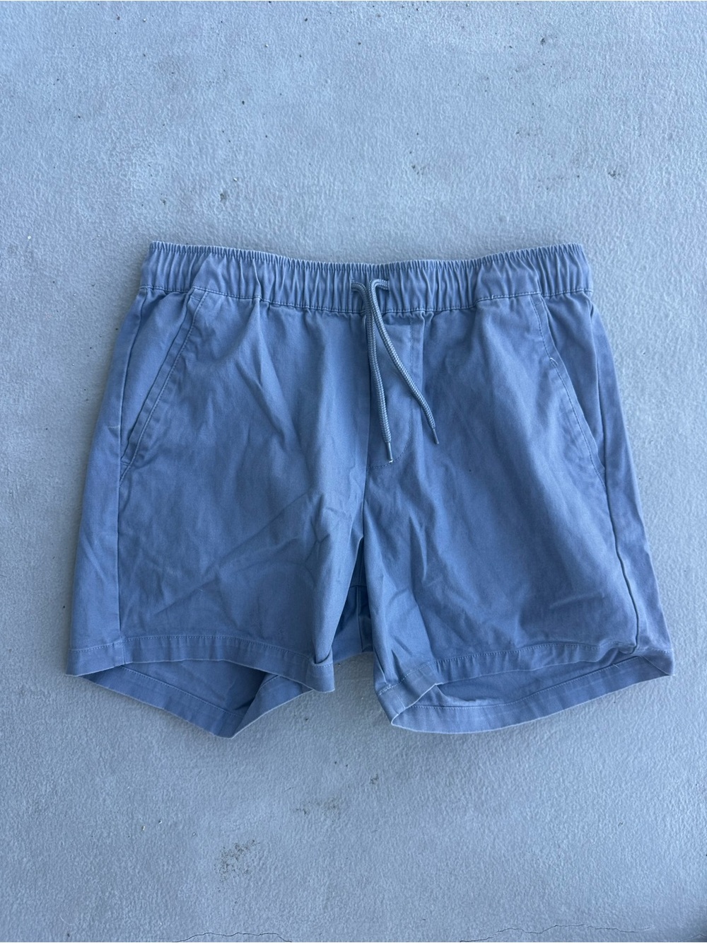 ASOS Pale Blue Athletic Drawstring Shorts